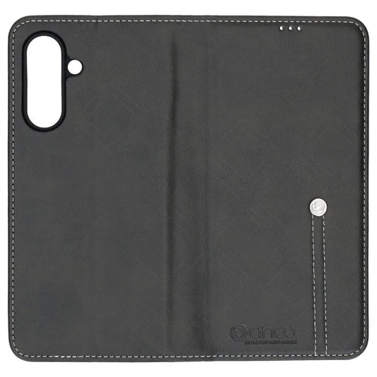 anco Bookcase Phoenix Samsung Galaxy A17 – PU Leder Hülle mit Kartenfach Schwarz