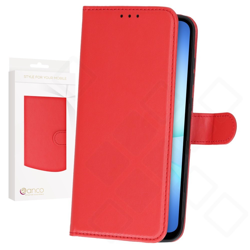 anco Basic Bookcase für Samsung Galaxy A17 4G / A17 5G – PU Leder Hülle mit Kartenfach