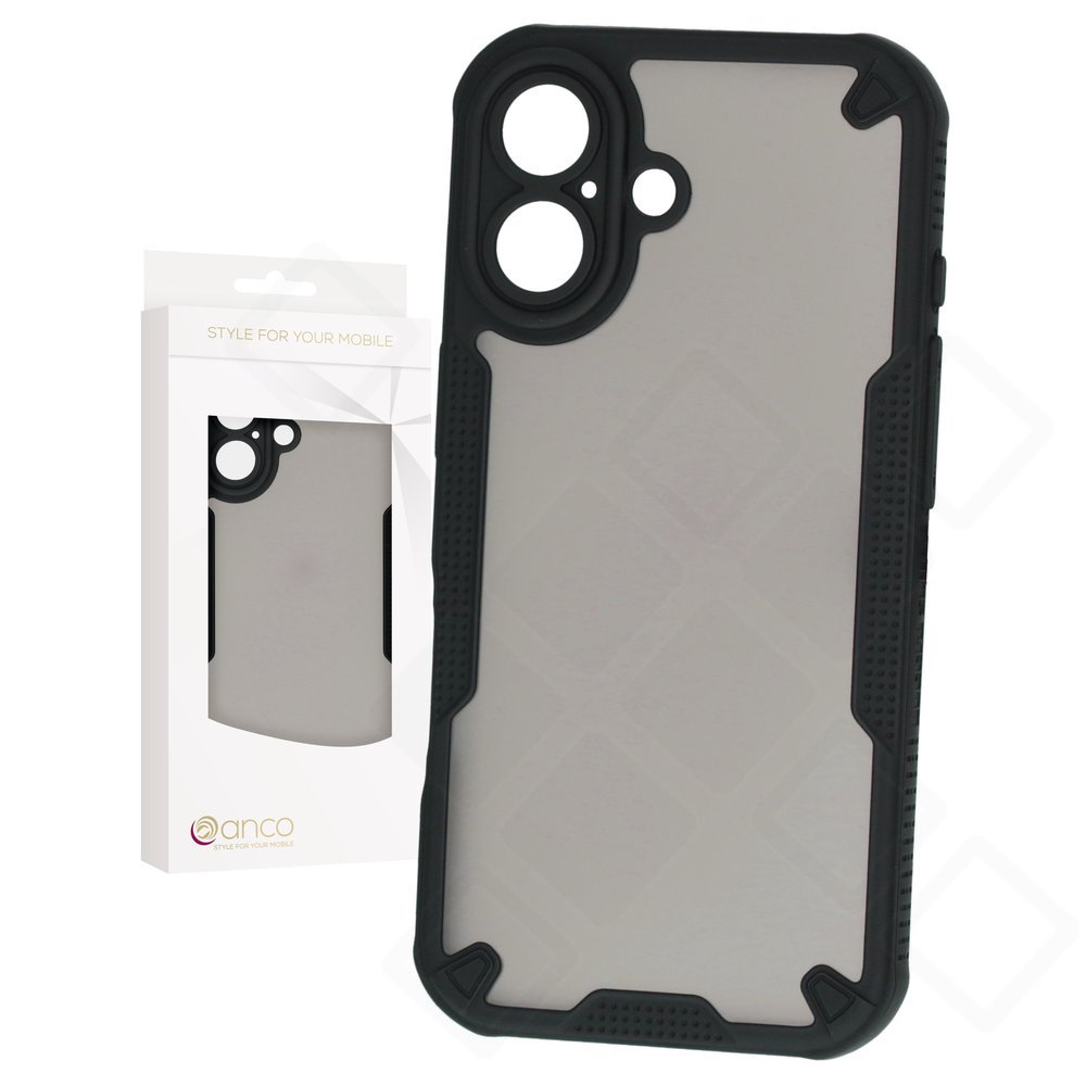 anco Protect Case für Apple iPhone 17 – Matt Schwarz TPU Hülle