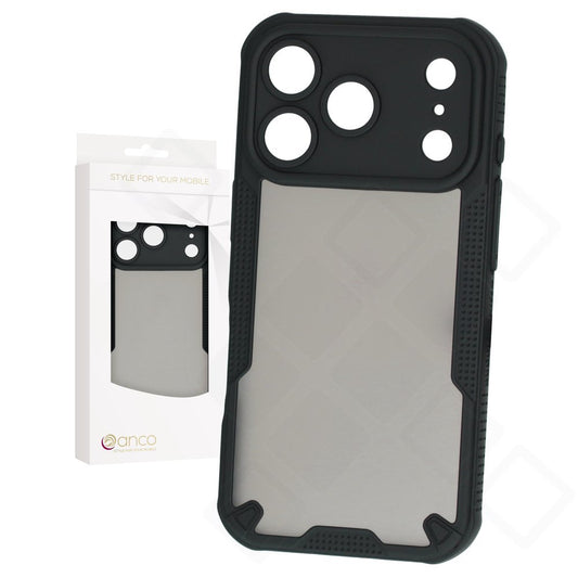 anco Protect Case iPhone 17 Pro – Matt Black TPU Hülle mit Kameraschutz