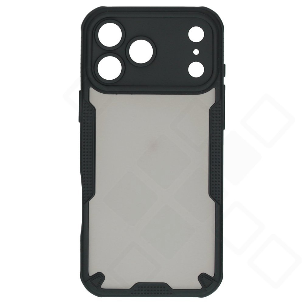 iPhone 17 Pro Max Hülle Schwarz Matt – anco Protect Case TPU Schutzhülle mit Kameraschutz