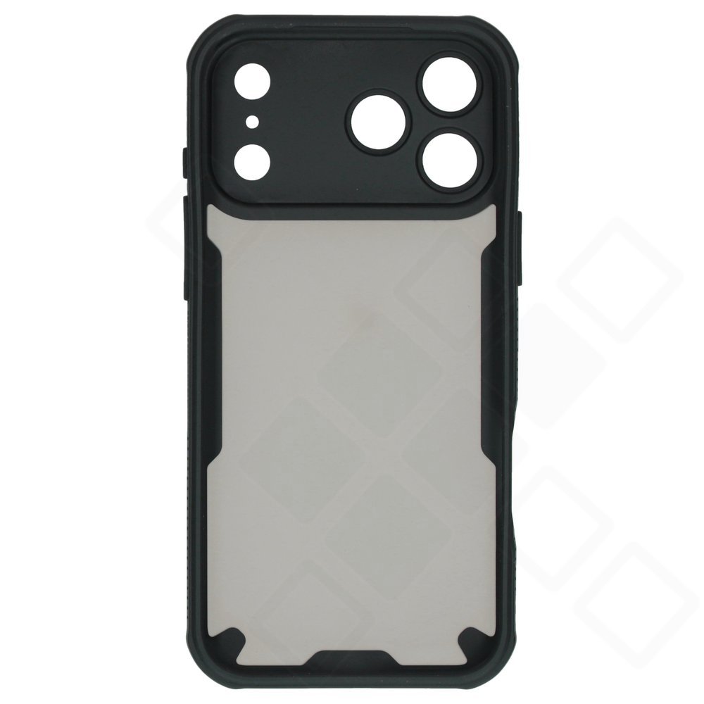 iPhone 17 Pro Max Hülle Schwarz Matt – anco Protect Case TPU Schutzhülle mit Kameraschutz