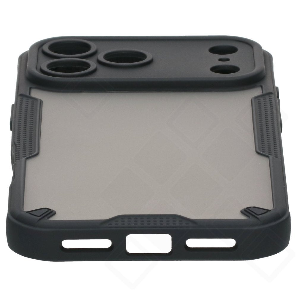 iPhone 17 Pro Max Hülle Schwarz Matt – anco Protect Case TPU Schutzhülle mit Kameraschutz