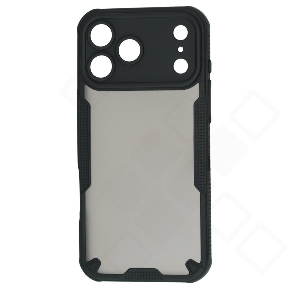 iPhone 17 Pro Max Hülle Schwarz Matt – anco Protect Case TPU Schutzhülle mit Kameraschutz