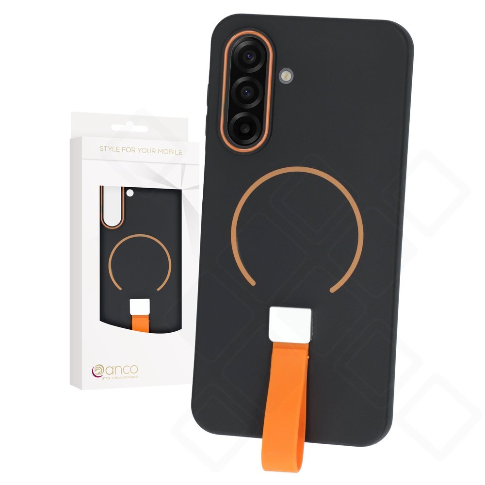 anco Loop Case MagSafe für Samsung Galaxy A17 5G / A17 4G - Schwarz