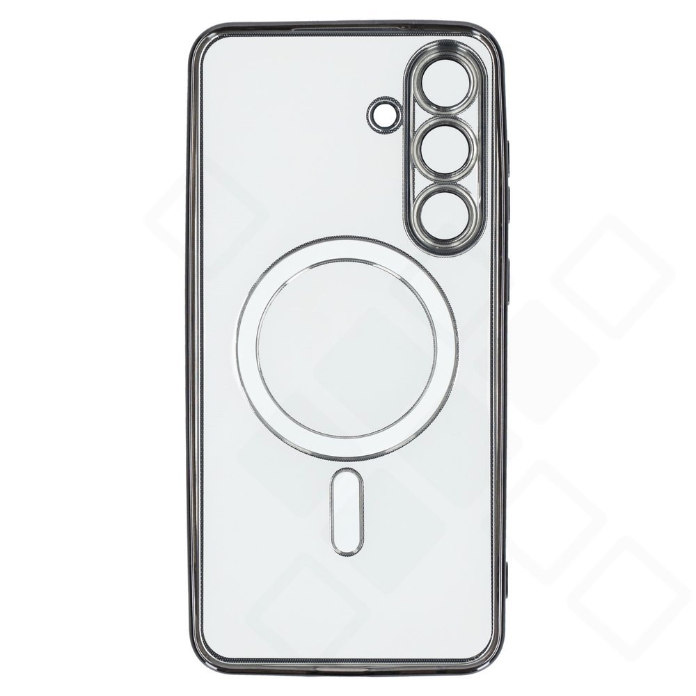 Transparente Rückseite des anco Magnetic Chrome Case für Galaxy S25 FE