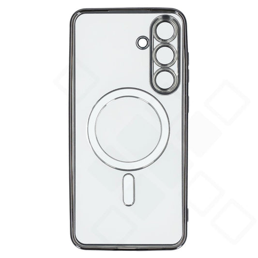 Transparente Rückseite des anco Magnetic Chrome Case für Galaxy S25 FE