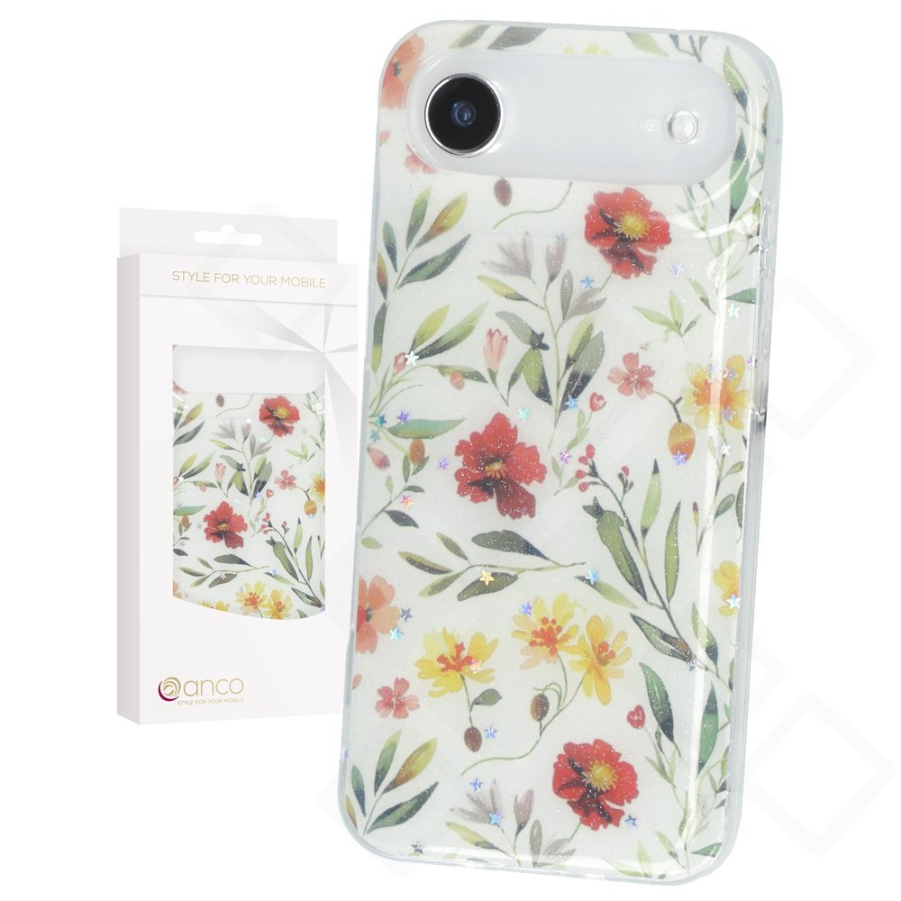 anco Flower Case für Apple iPhone Air – TPU Hülle mit Blumenprint