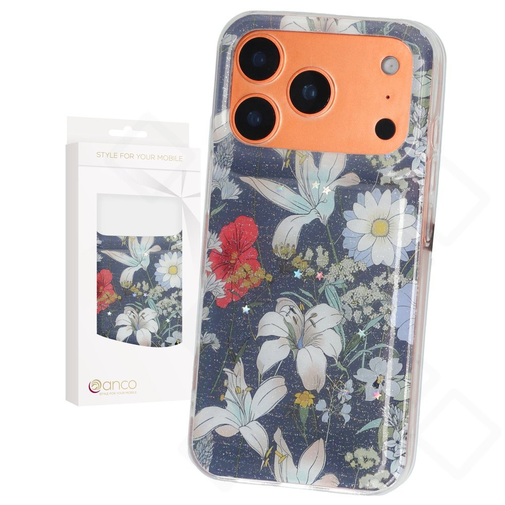 anco Flower Case für Apple iPhone 17 Pro blau – Ansicht 2