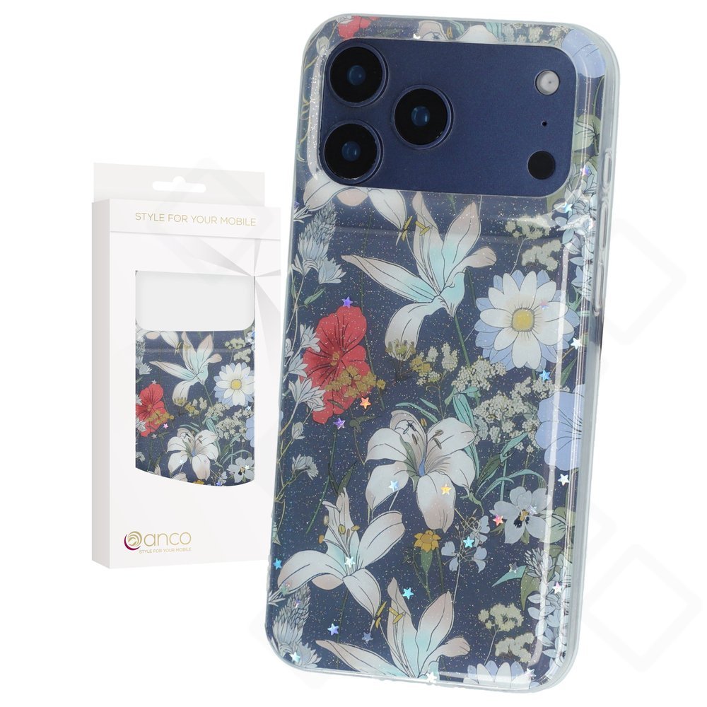 anco Flower Case für Apple iPhone 17 Pro Max – Rückseite