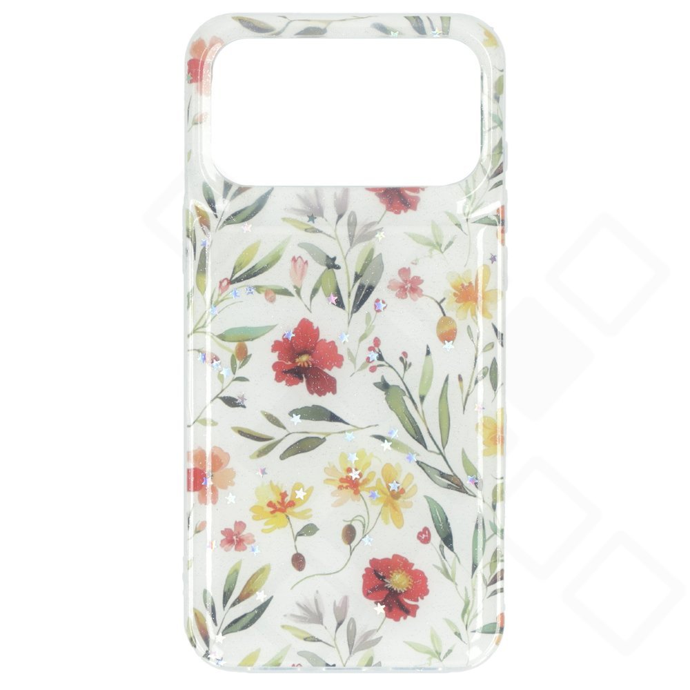 Apple iPhone 17 Pro Max Blumen Hülle – anco Flower Case TPU Schutzhülle mit Kameraschutz