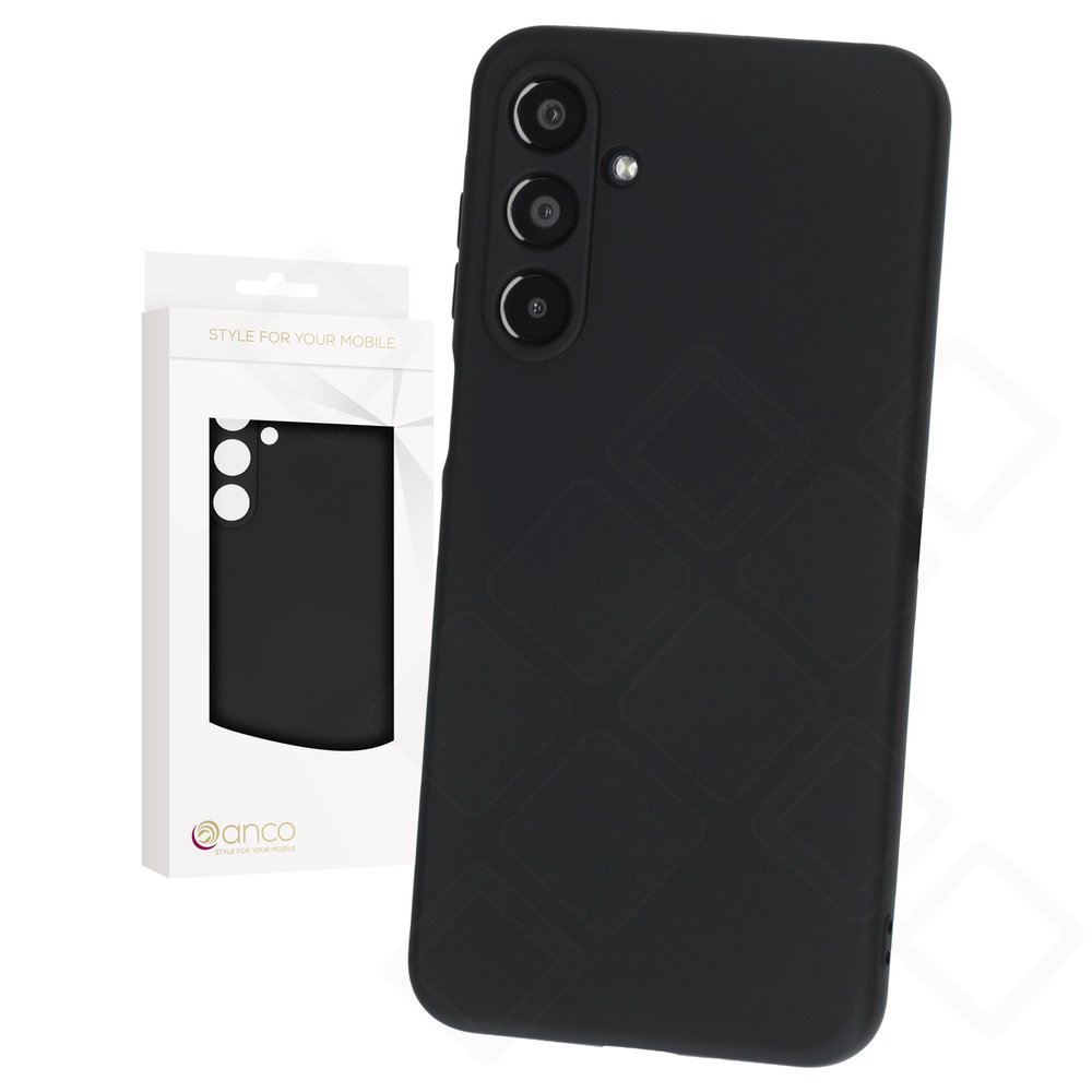 anco Liquid Silicone Case Galaxy A16 4G / 5G – Silikon Hülle Schwarz