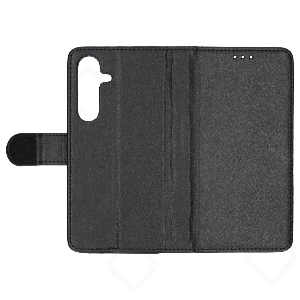 Samsung Galaxy S25 Bookcase Hülle Schwarz mit Kartenfach – anco Basic