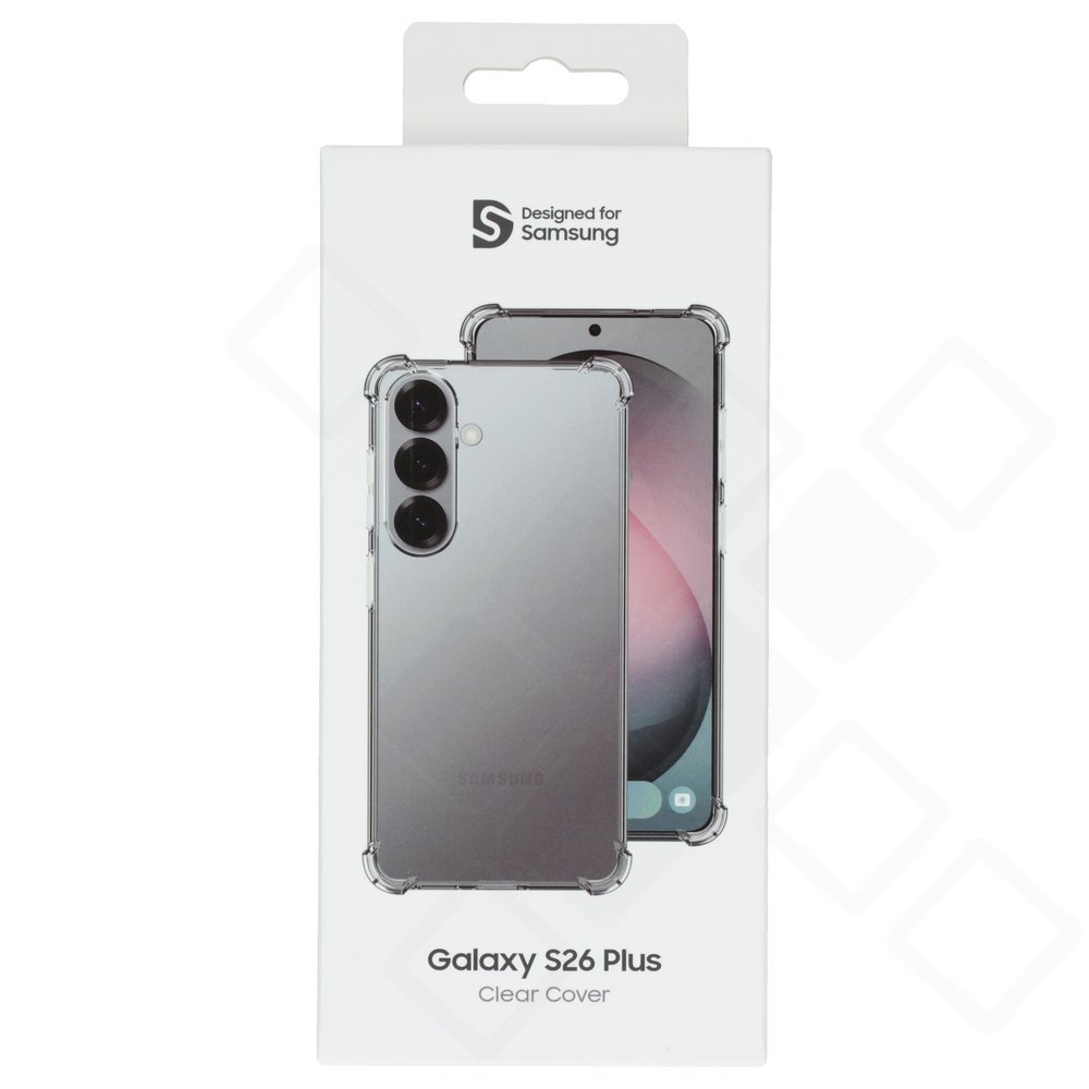 Designed for Samsung Clear Case – Transparente TPU-Schutzhülle für Samsung Galaxy S26+