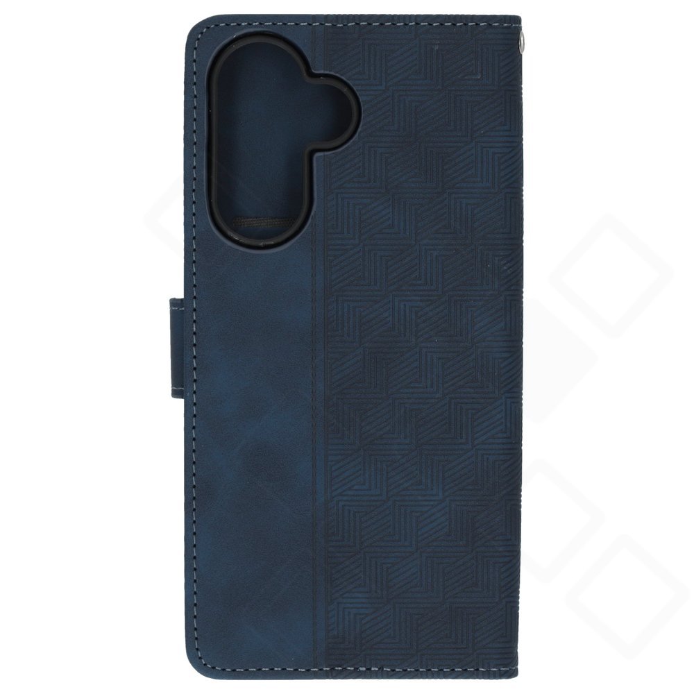 anco Bookcase Geometric Schutzhülle aus PU-Leder für Samsung Galaxy A37 5G (SM-A376B)