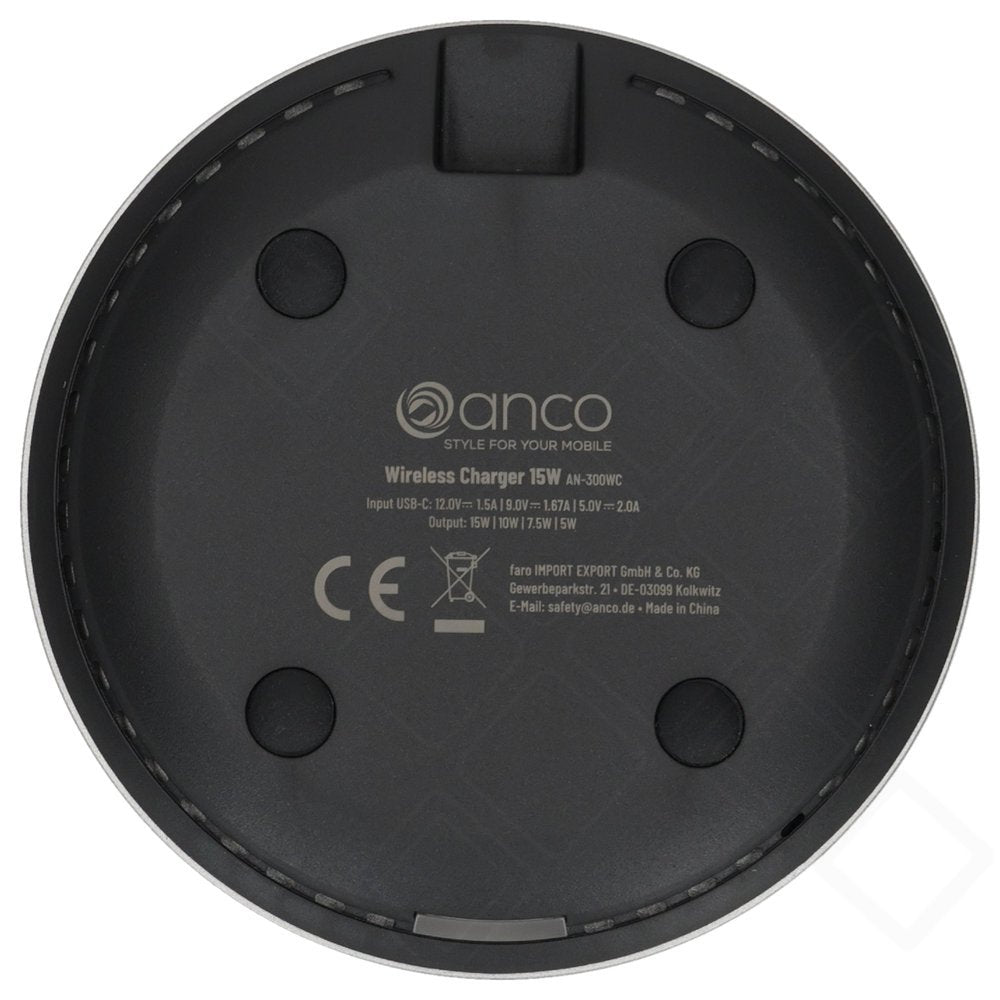 anco Wireless Charger 15W - black