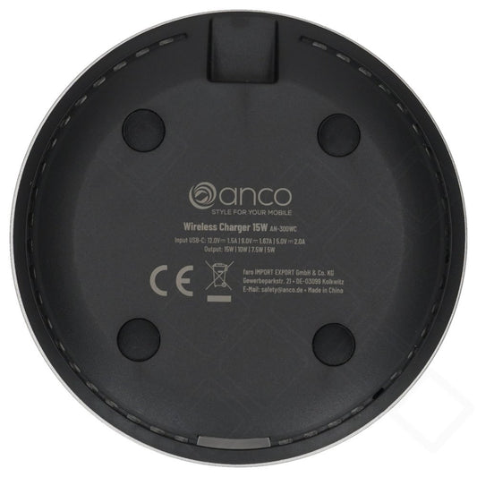 anco Wireless Ladepad – Schwarz | Kabellos bis 15 W