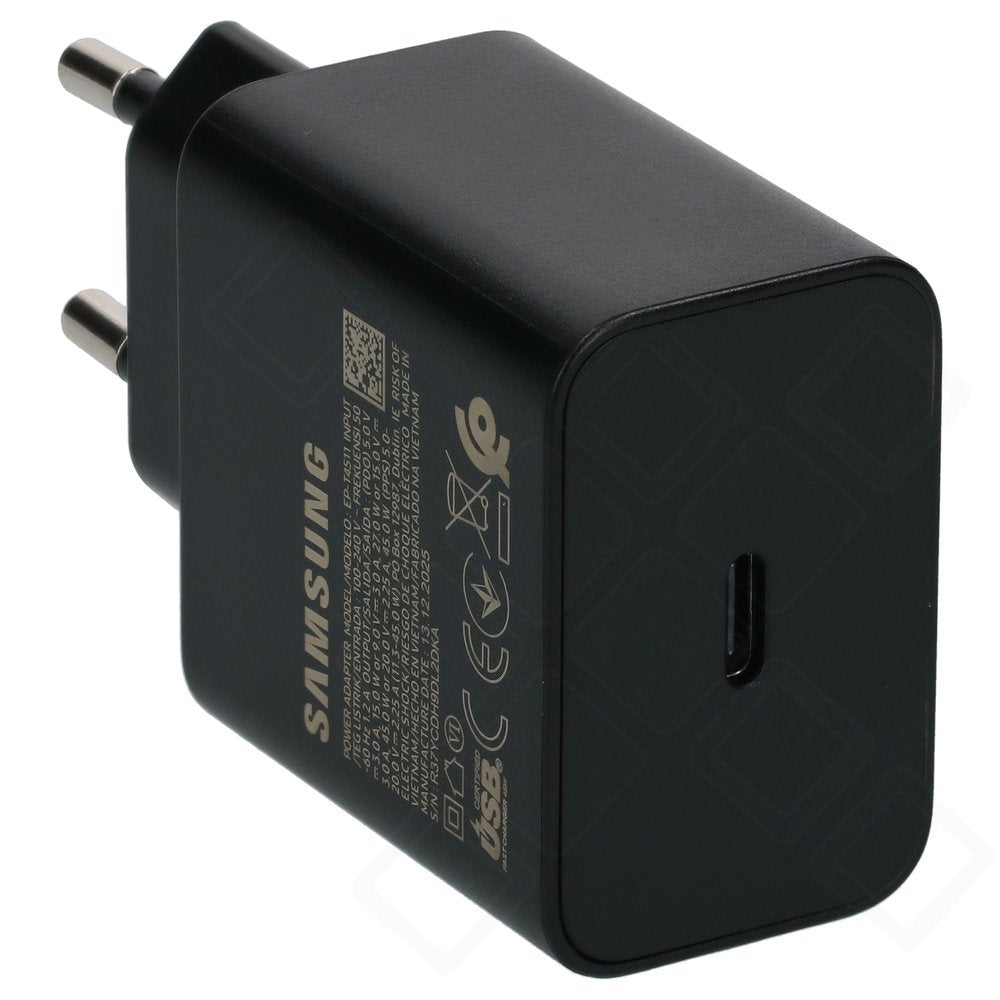 Samsung EP-P2900T Magnet Wireless Charger 25W + Fast Charger 45W - dunkelgrau
