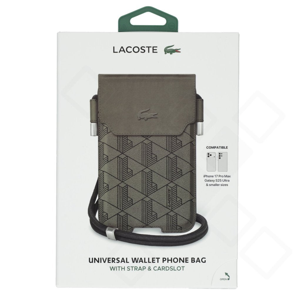 Lacoste Universal Sleeve Crossbody The Blend XL - grün