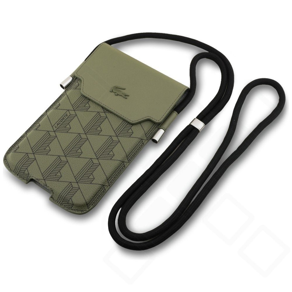 Lacoste Universal Sleeve Crossbody The Blend XL - grün