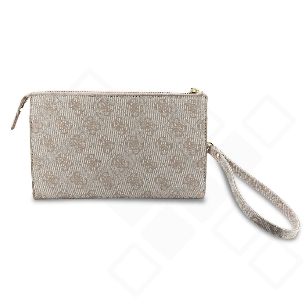 Guess PU 4G Metal Logo Phone Bag – Universelle Smartphone-Tasche mit zwei Tragegurten