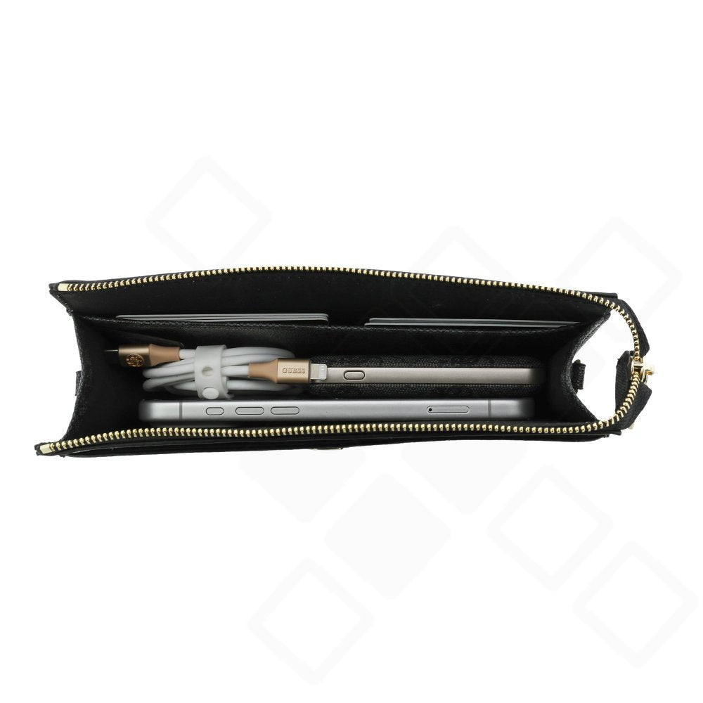 Guess PU 4G Metal Logo Phone Bag – Premium Smartphone Tasche aus PU-Leder mit Schultergurt
