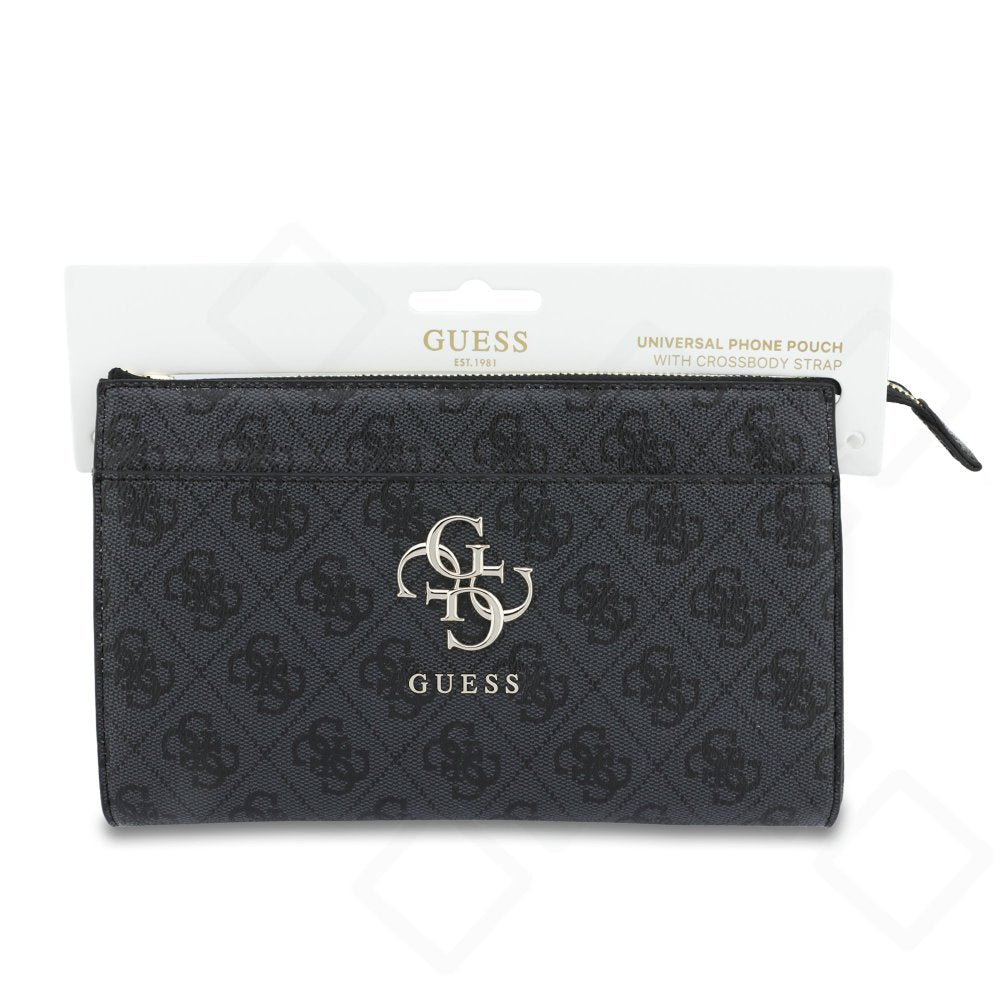 Guess PU 4G Metal Logo Phone Bag – Premium Smartphone Tasche aus PU-Leder mit Schultergurt