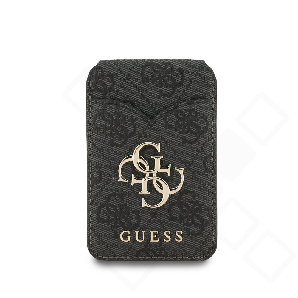 Guess PU 4G Mirror MagSafe Card Slot Stand Schwarz – Hero Shot