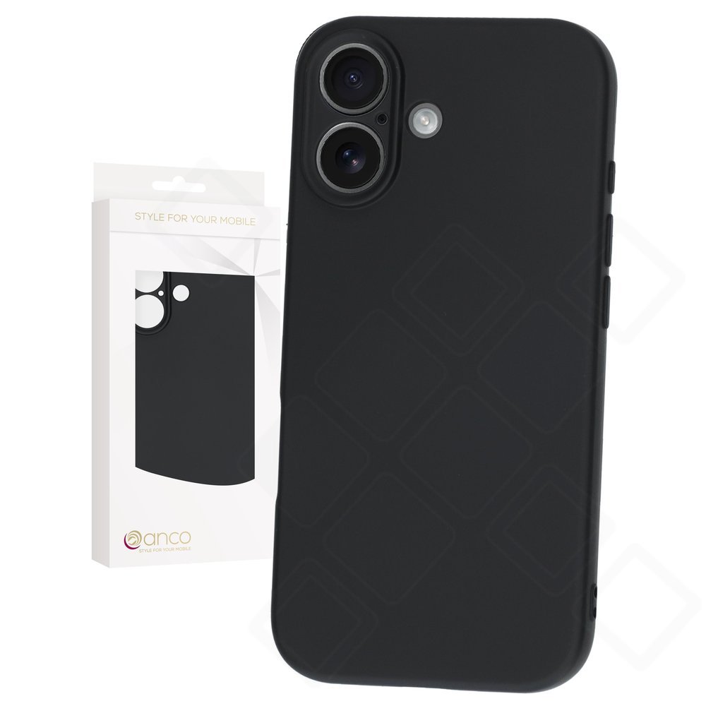 anco Magnet Liquid Silicone Case für Apple iPhone 17 – Schwarz