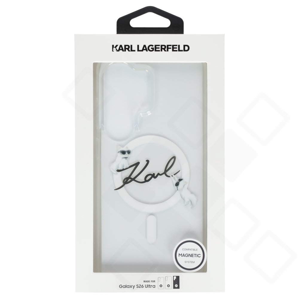Karl Lagerfeld IML Choupette Karl Script Logo Case für Samsung Galaxy S26 Ultra – Produktansicht 6