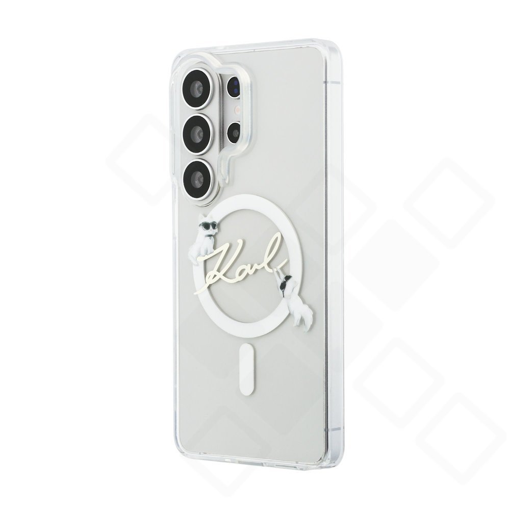 Karl Lagerfeld IML Choupette Karl Script Logo Case für Samsung Galaxy S26 Ultra – Produktansicht 3