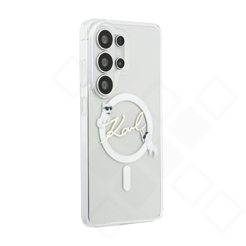 Karl Lagerfeld IML Choupette Karl Script Logo Case für Samsung Galaxy S26 Ultra – Produktansicht 4