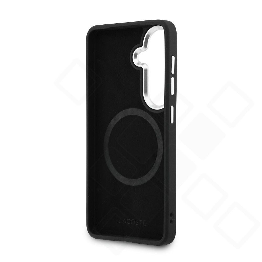 Lacoste Wrap Petit Piqué PVC Case – Galaxy S26 | Schwarz
