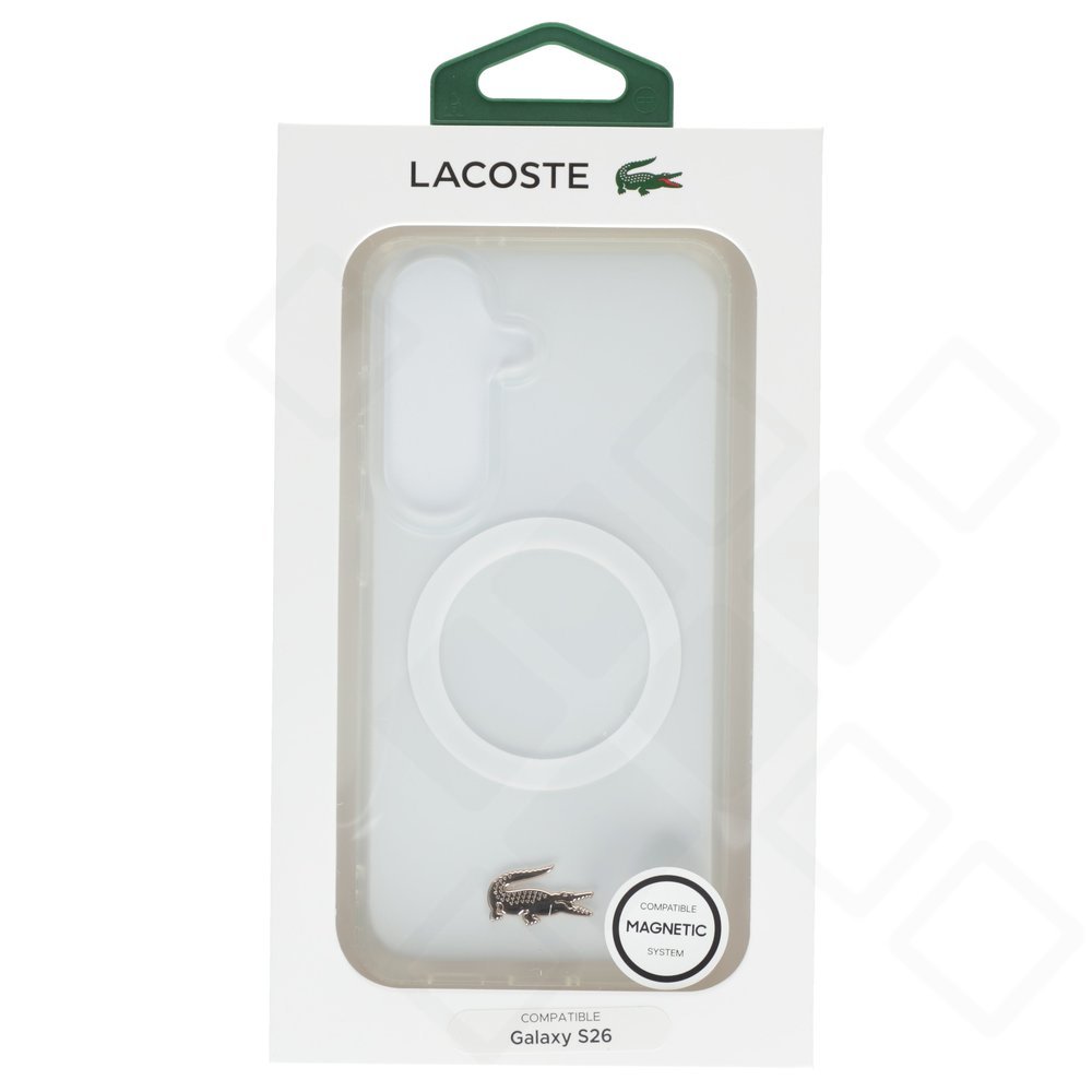 Lacoste Shockproof Hard Case – Galaxy S26 | Transparenter Schutz