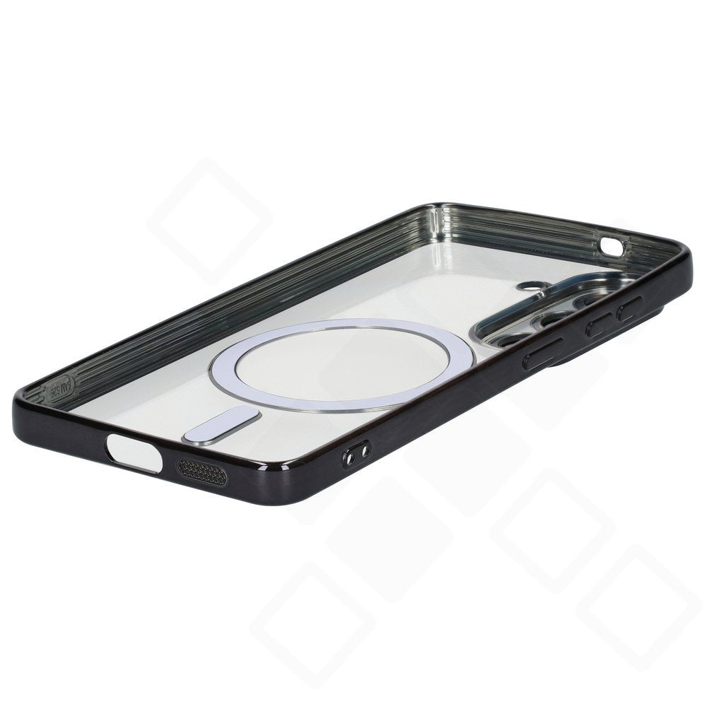 anco Magnetic Chrome Case für Samsung Galaxy S26 – Magnetische TPU Handyhülle mit transparenter Rückseite