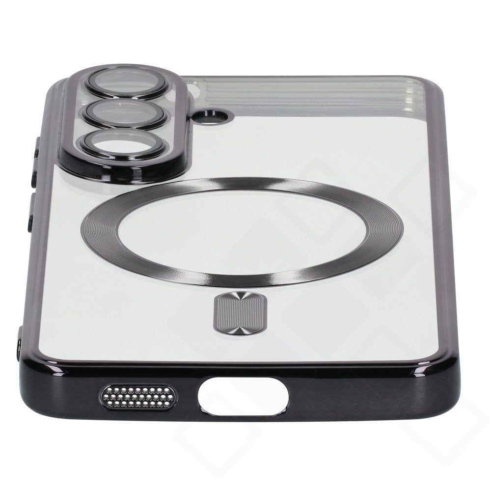 anco Magnetic Chrome Case für Samsung Galaxy S26 – Magnetische TPU Handyhülle mit transparenter Rückseite