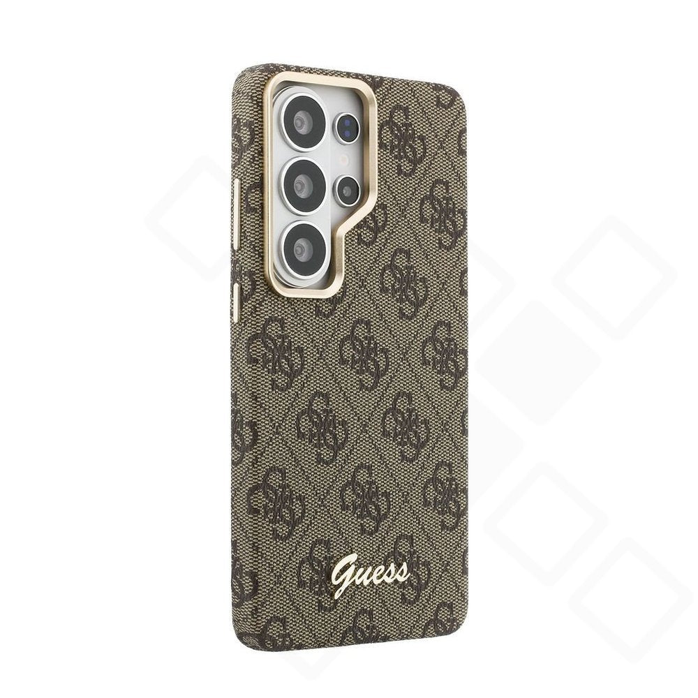 Guess PU 4G Script Metal Logo Magnetic Case für Samsung Galaxy S26 Ultra – Produktansicht 3