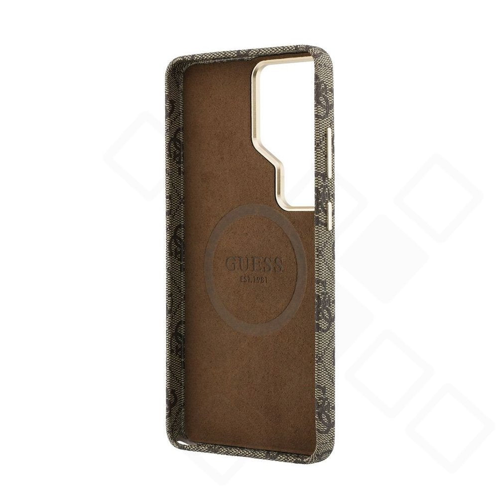 Guess PU 4G Script Metal Logo Magnetic Case für Samsung Galaxy S26 Ultra – Produktansicht 5
