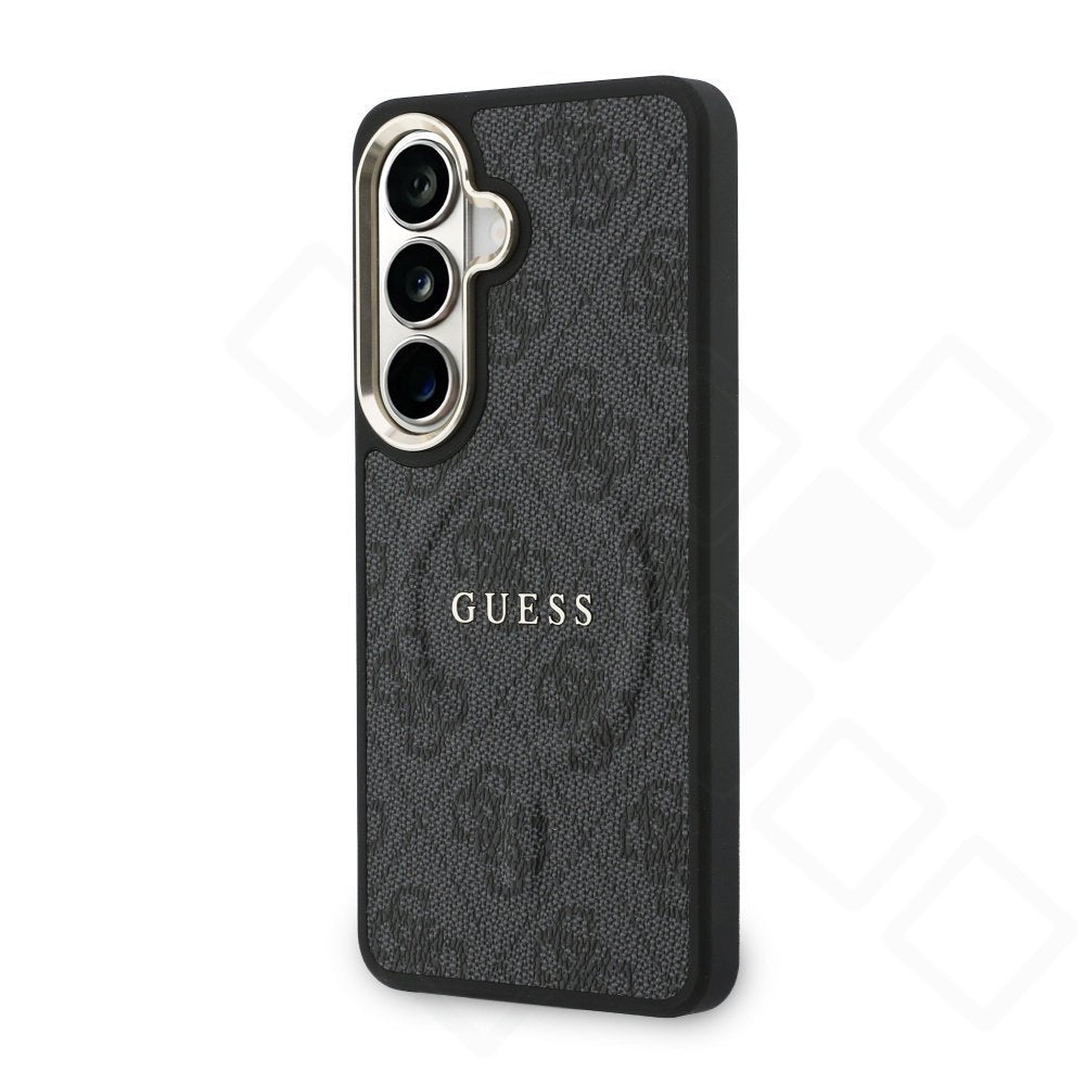 Guess PU Leather 4G Gold Frame Magnetic Case – Galaxy S26 | Schwarz, Braun, Pink