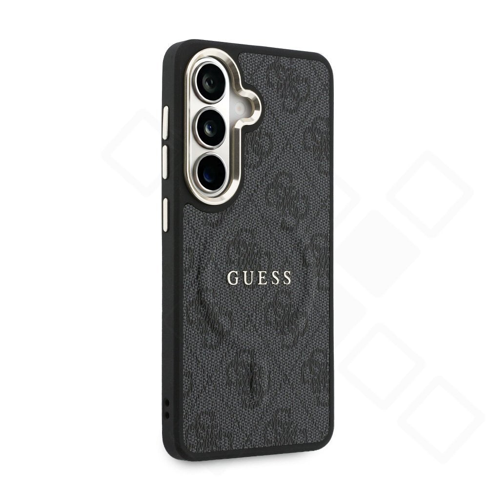 Guess PU Leather 4G Gold Frame Magnetic Case – Galaxy S26 | Schwarz, Braun, Pink