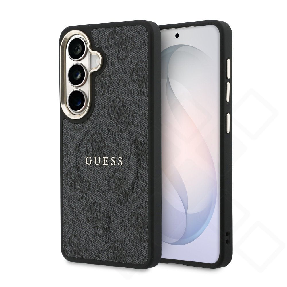 Guess 4G Gold Frame Magnetic Case für Samsung Galaxy S26 – Seitenansicht