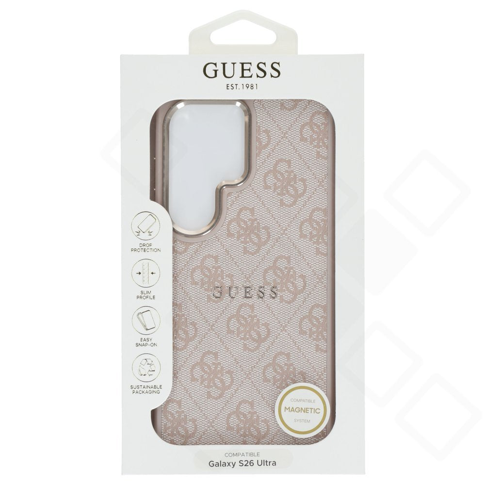 Guess PU Leather 4G Gold Frame Magnetic Case für Samsung Galaxy S26 Ultra – Produktansicht 7