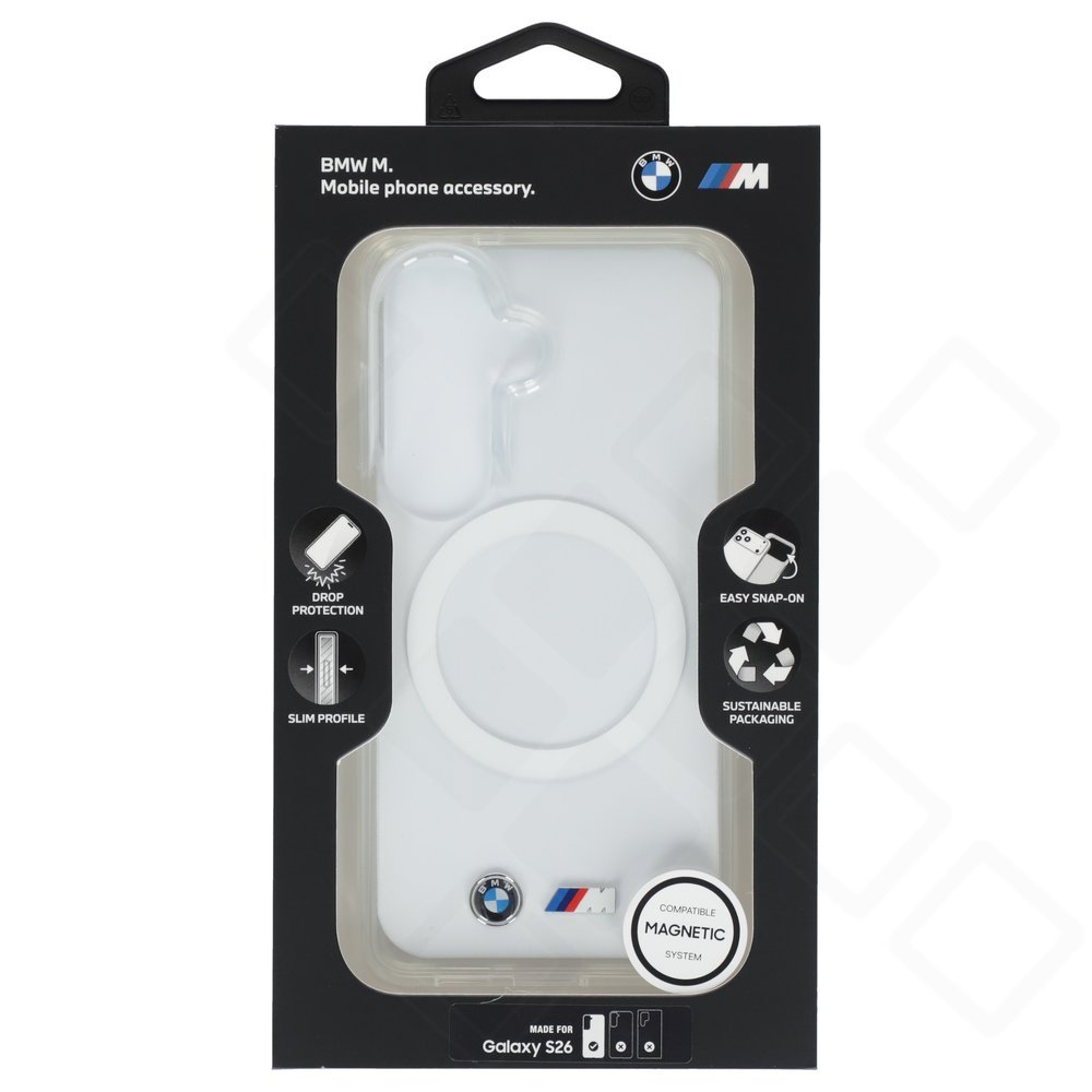 BMW M IML Metal Logo Magnetic Case – Galaxy S26 | Transparenter Schutz