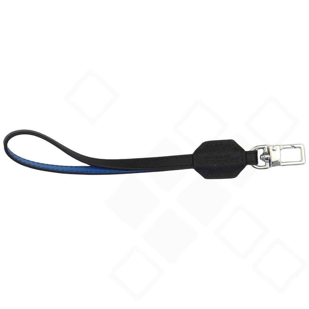 Original Automobili Lamborghini Lederhandschlaufe – Premium Echtleder-Schlaufe mit Karabiner