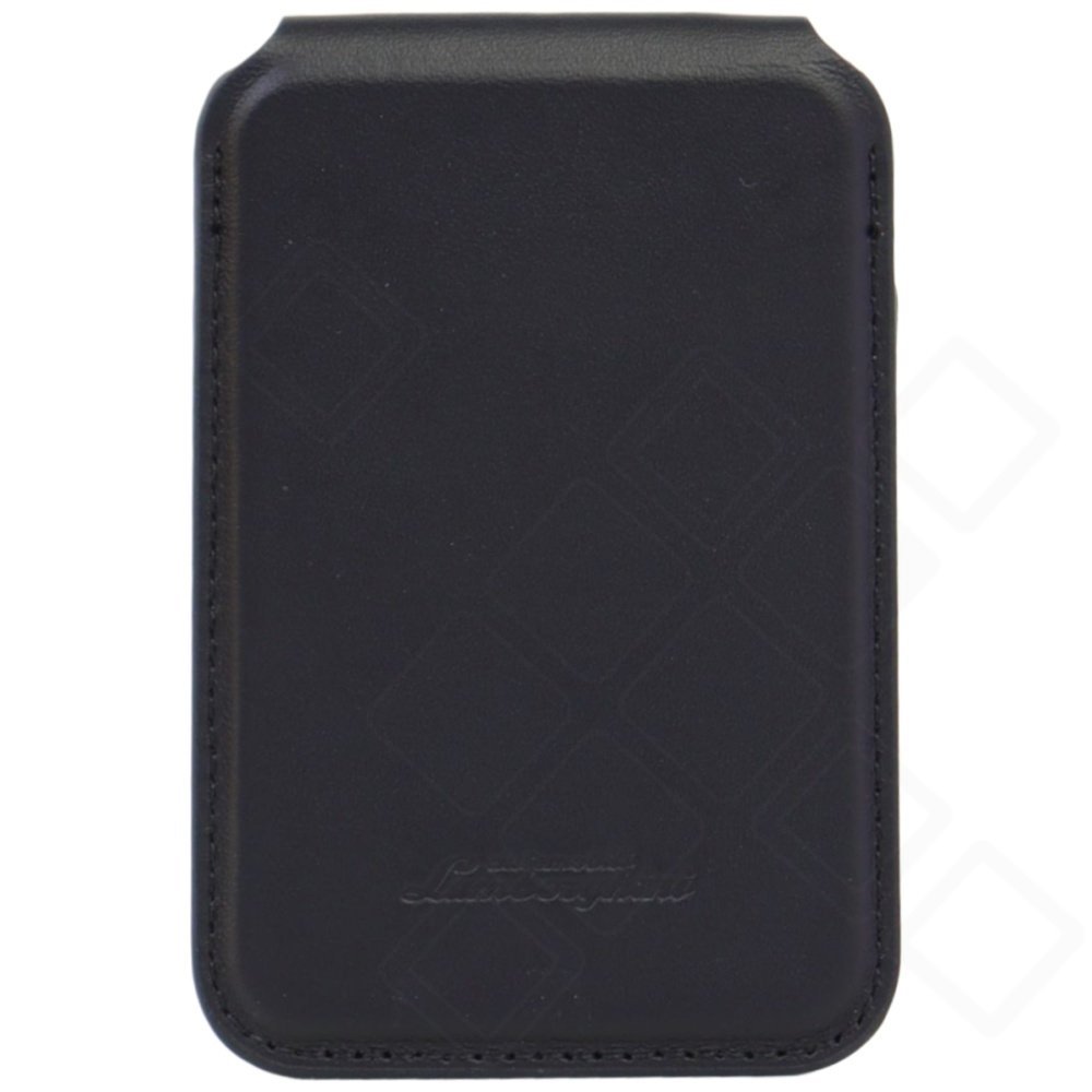 Lamborghini Leather MagSafe Cardslot Stand - grün