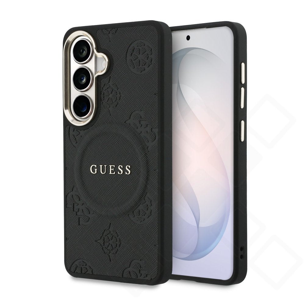 Guess PU Leather Peony Pattern Magnetic Case für Samsung Galaxy S26 – Detailansicht 5