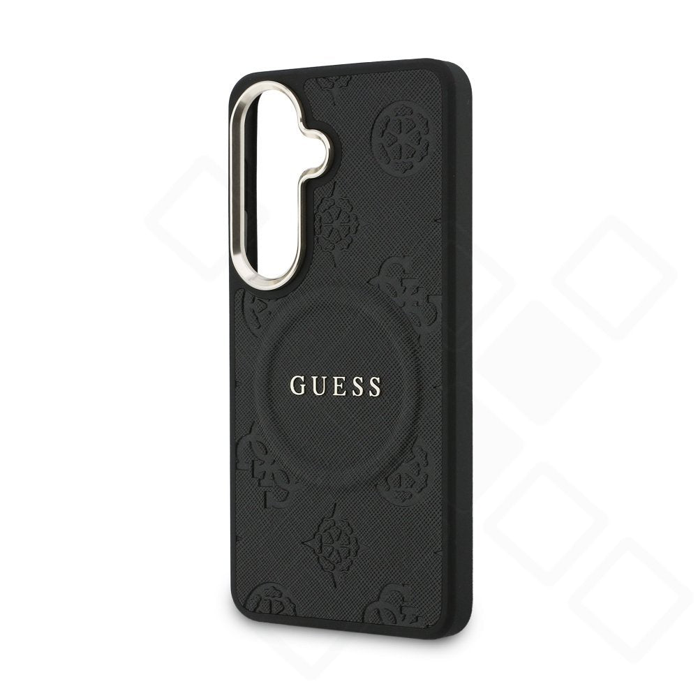 Guess PU Leather Peony Pattern Magnetic Case für Samsung Galaxy S26 – Detailansicht 3
