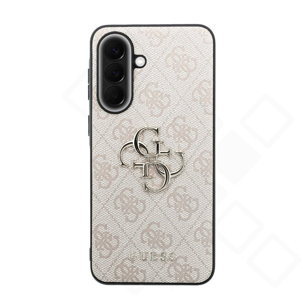 Guess PU 4G Metal Logo Case für Samsung Galaxy A57 5G – Premium Schutzhülle – Pink