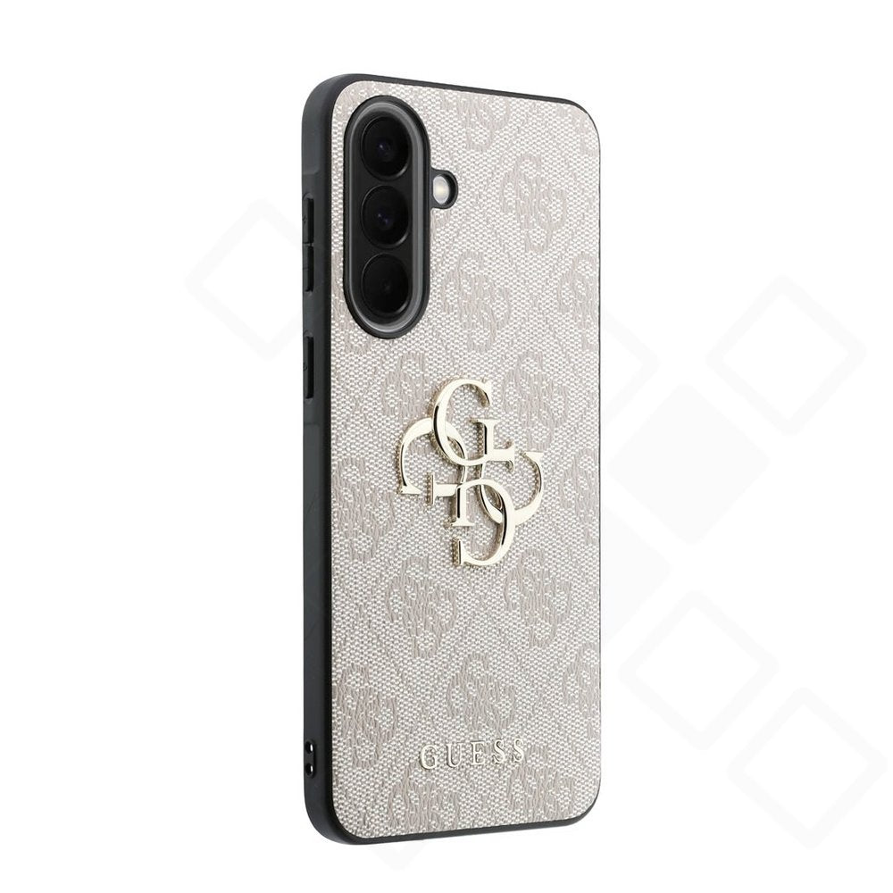Guess PU 4G Metal Logo Case für Samsung Galaxy A57 5G – Premium Schutzhülle – Pink