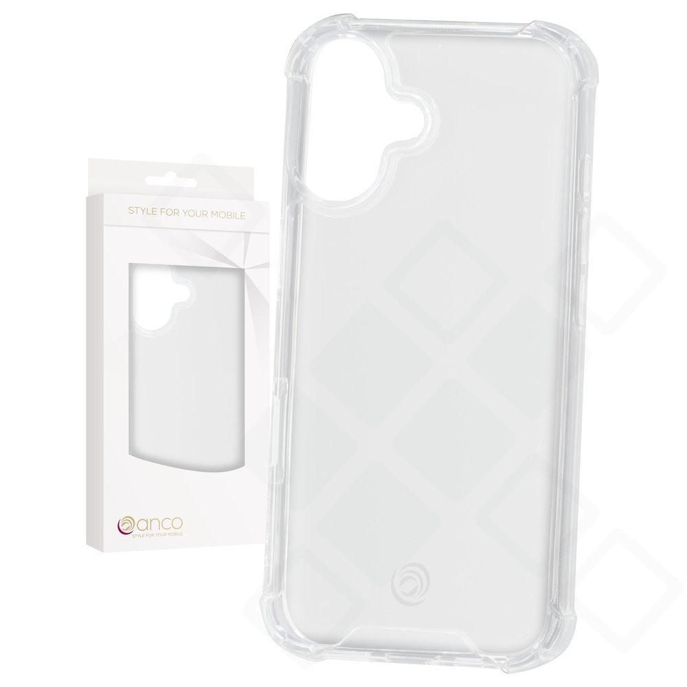 anco Protect Case für Apple iPhone 16 – transparente TPU-Hülle 1,5 mm
